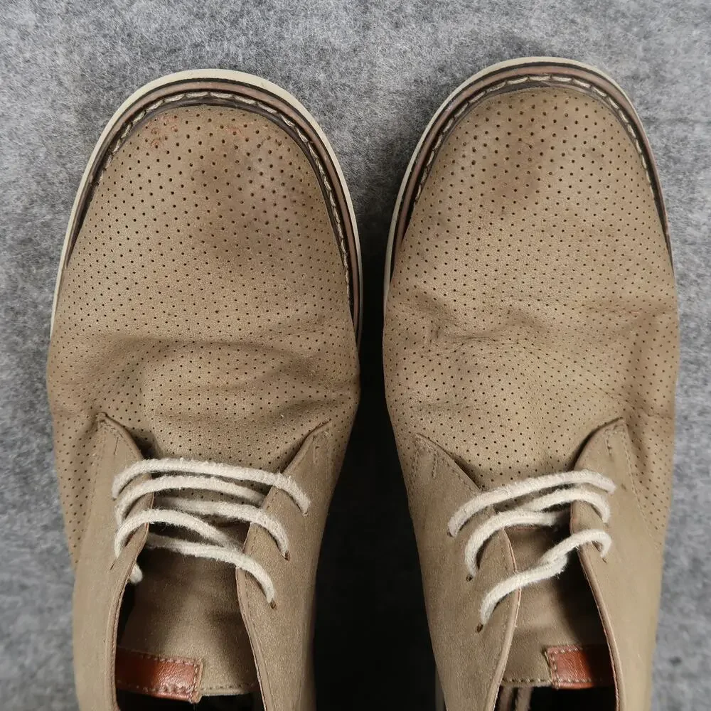 Madden Shoes Mens 9.5 Chukka Derby Boot Casual Devlyn Lace Up Brown Classic